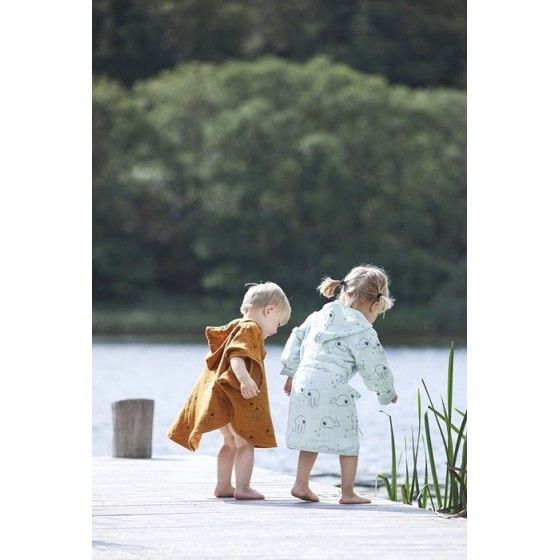 Done by Deer Sea Dress per bambini 3-4L Powder Pink