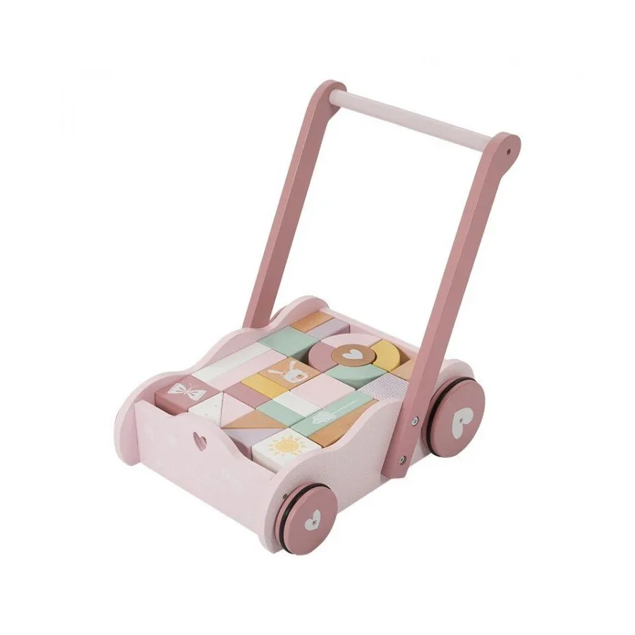 TROLLEY WITH LITTLE DUTCH blocks Roses TROLLEY WITH LITTLE DUTCH blocks Roses