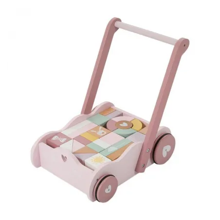 TROLLEY WITH LITTLE DUTCH blocks Roses