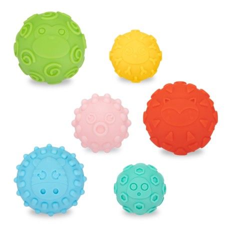 Canpol Babies mjuka sensoriska bollar 6 stycken