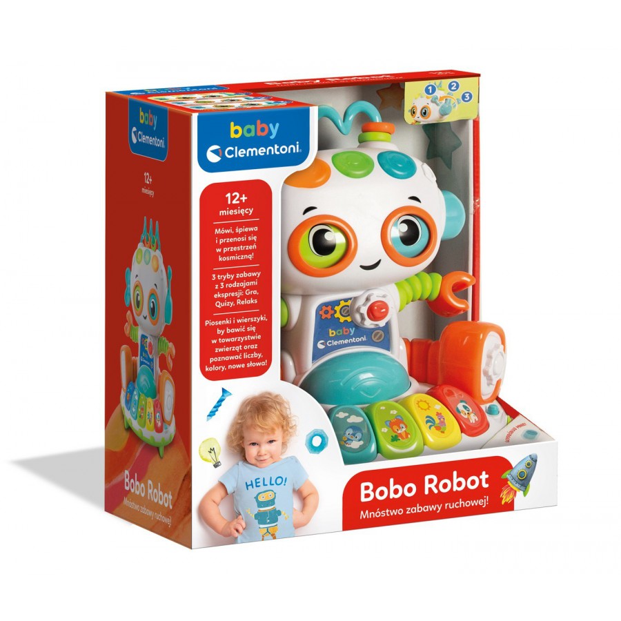 Clementoni Baby - Bobo Robot 12+ msc - 8005125507030