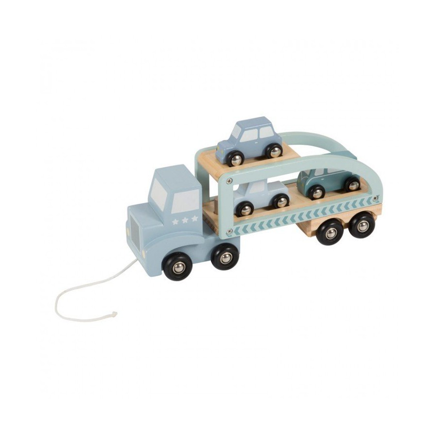 LITTLE WOODEN DUTCH TRUCK with toy cars