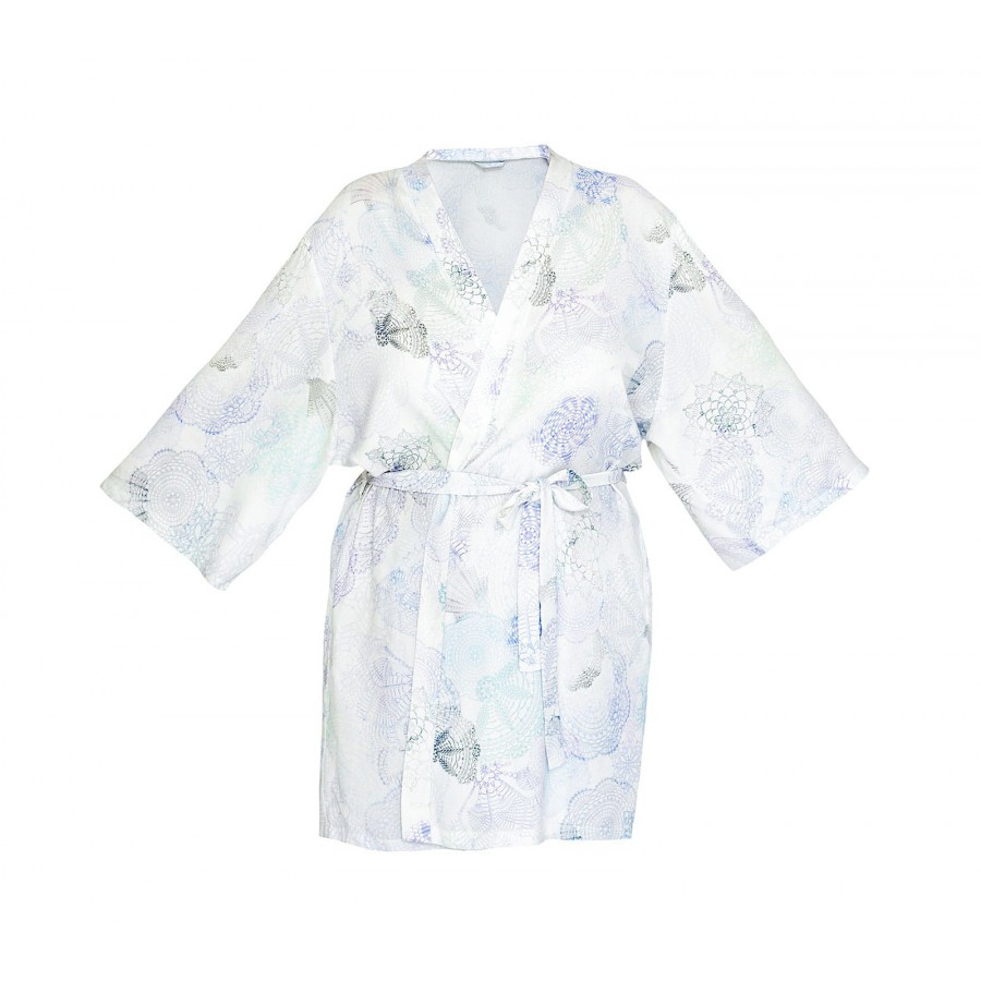LULLALOVE robe / kimono bambusowe- BOHO GRAY