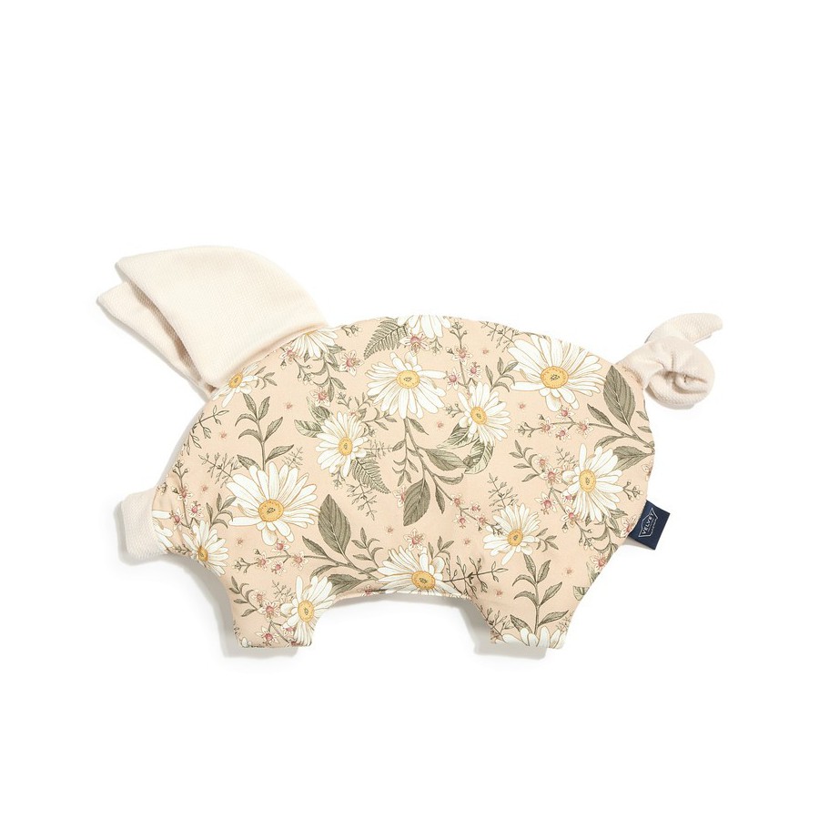 LA MILLOU VELVET COLLECTION - PODUSIA SLEEPY PIG - VINTAGE MEADOW - SAND