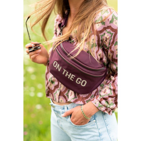 Childhome Nerka Banana Bag Aubergine