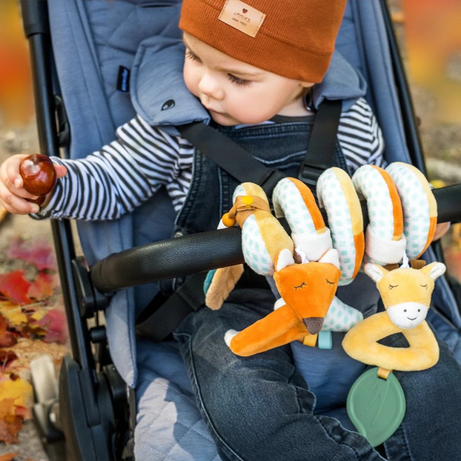 Babyono Zabawka edukacyjna – zawieszka do wózka SKINNY MATES