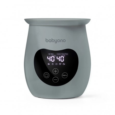 Babyono 电子食物加热器和消毒器 蜂蜜天然护理灰色