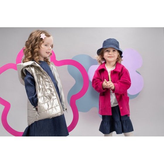 Pinokio Veste sans manches enfant Beige Romantic 74