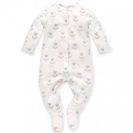 Pinokio Baby Romper Romantic 62 Ecru Print