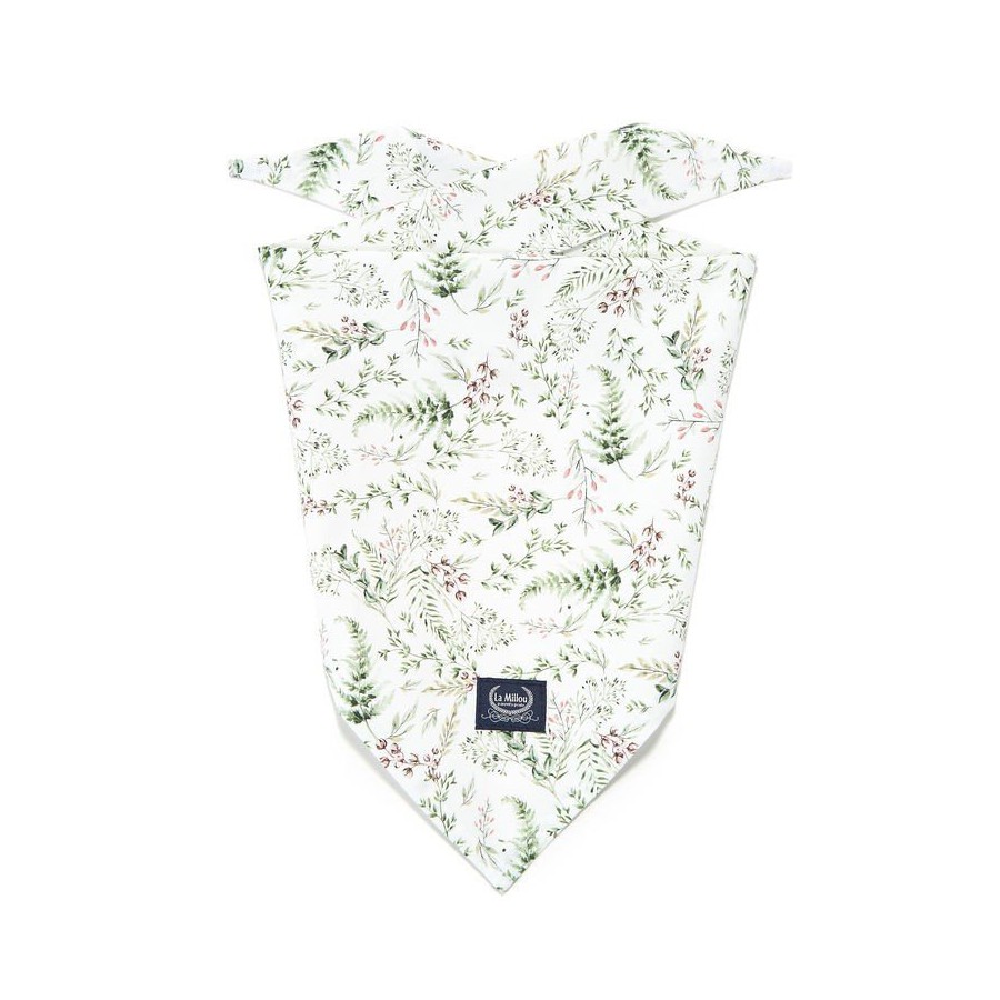 LA Millou TRIANGULAR handkerchief WILD BLOSSOM FOREST