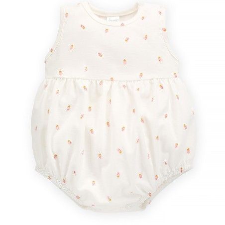 Pinokio Kroppsbarn Strapless Sommar humör 68 ECRU-utskrift