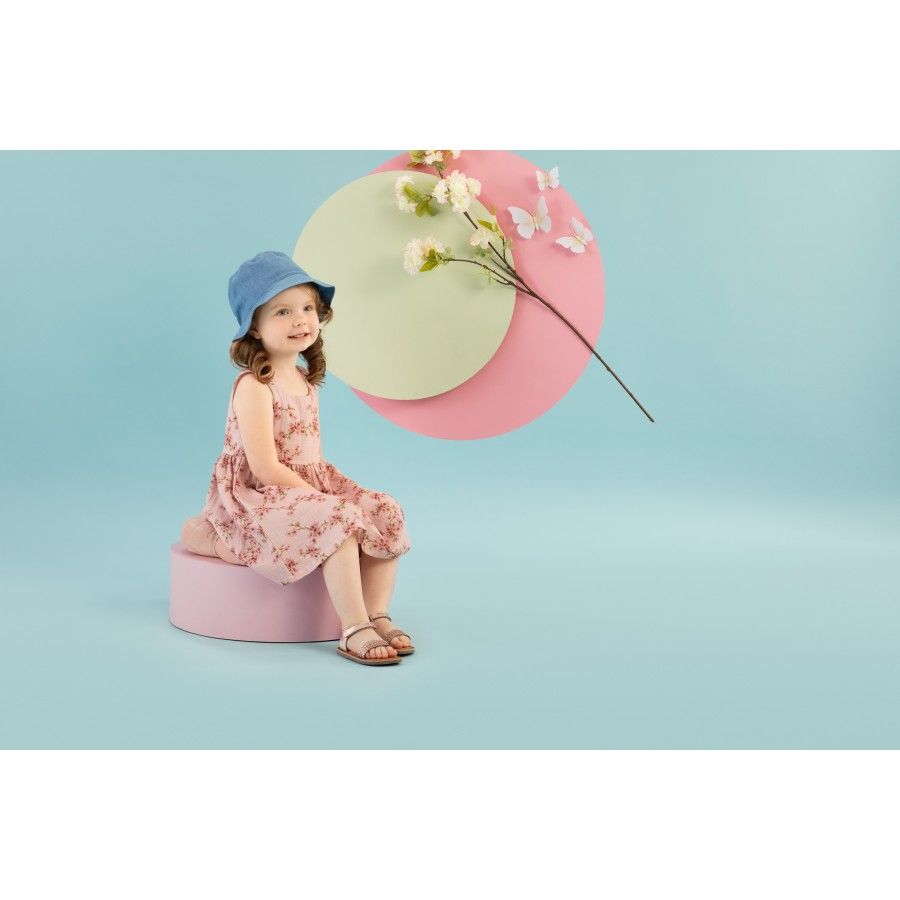 Pinokio Summer Mood Trägerkleid 68 Rosa Blumen