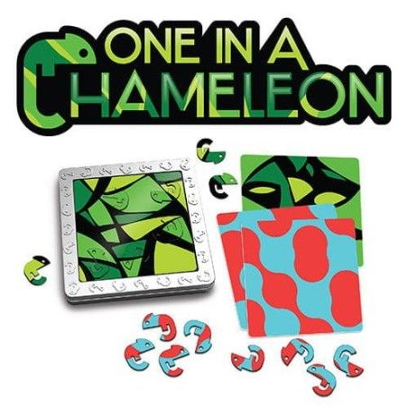 Fat agyi kaméleon mágneses puzzle.