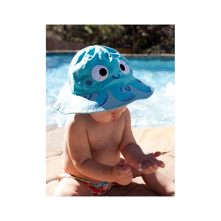 Zoocchini El sombrero UV 50+ Octopus 3-6M
