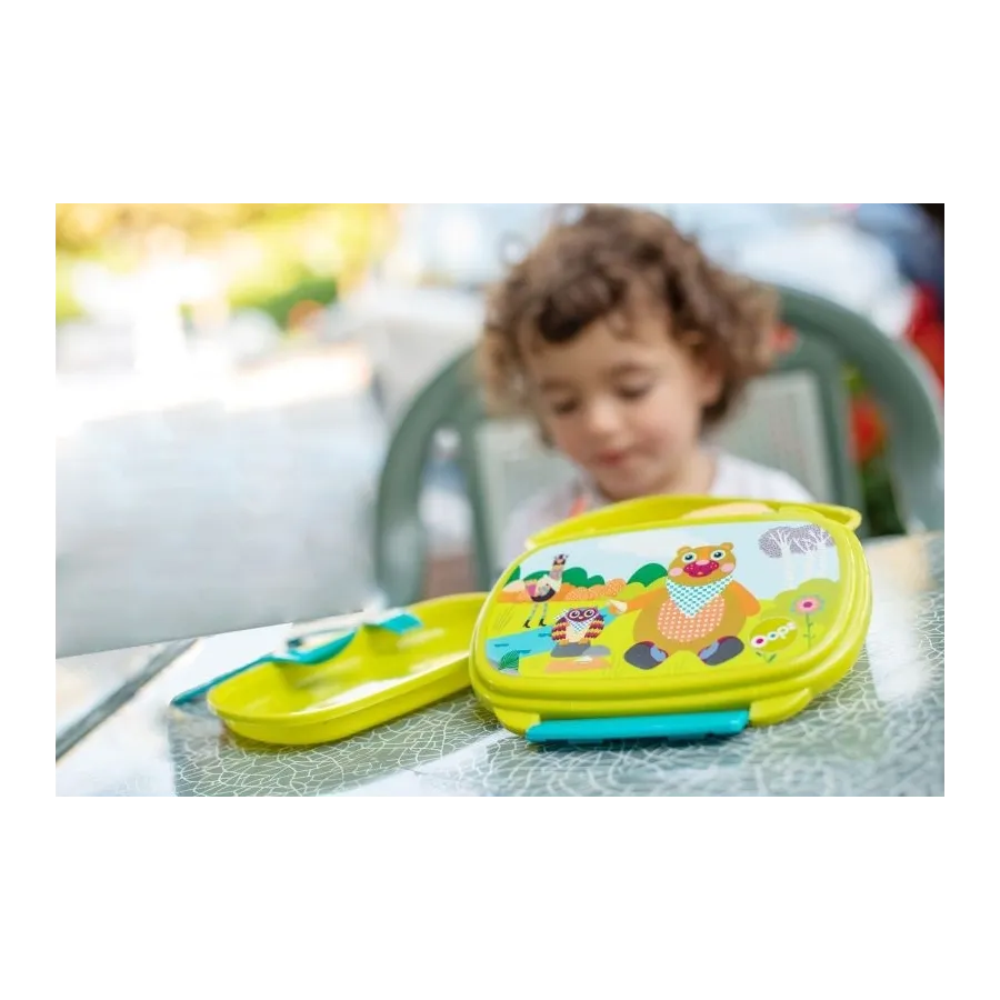 Oops Pudełko Śniadaniowe 370ml Forest