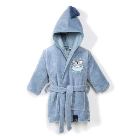ACCAPPATOIO LA MILLOU BAMBOO PICCOLO MORBIDO BLU POLVERE HELLO WORLD
