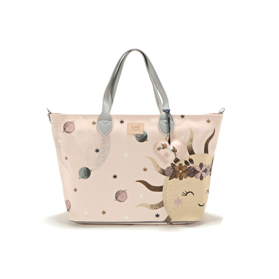 LA MILLOU FEERIA PREMIUM ZIP - TORBA LARGE- BY WHATANNAWEARS - FLY ME TO THE MOON NUDE