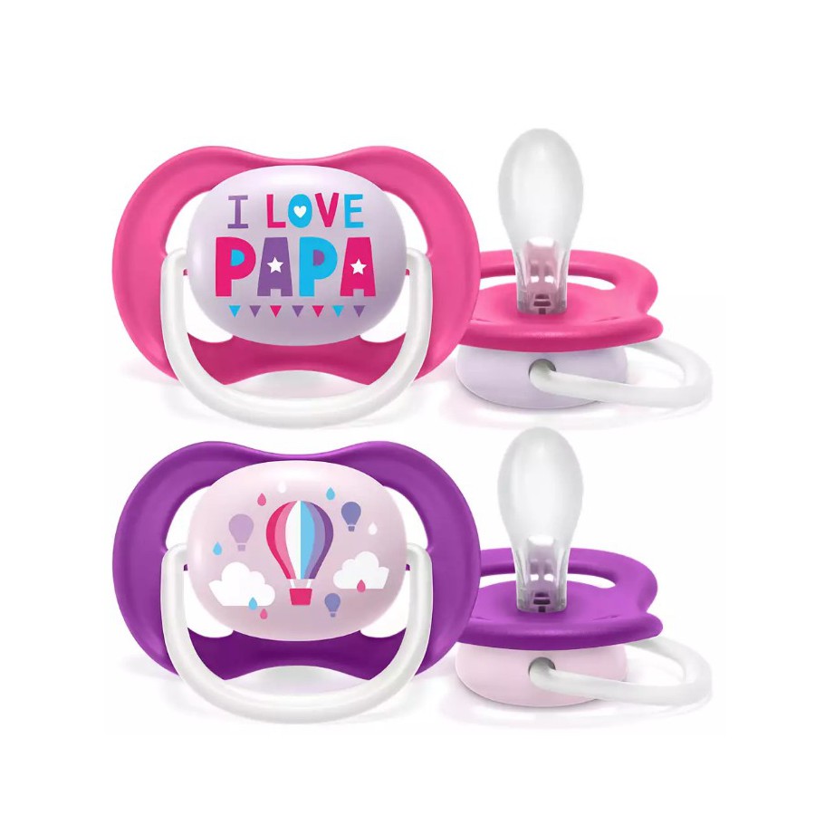 Philips Avent Smoczek Ultra Air Girl Pap/Ballo 6-18 m