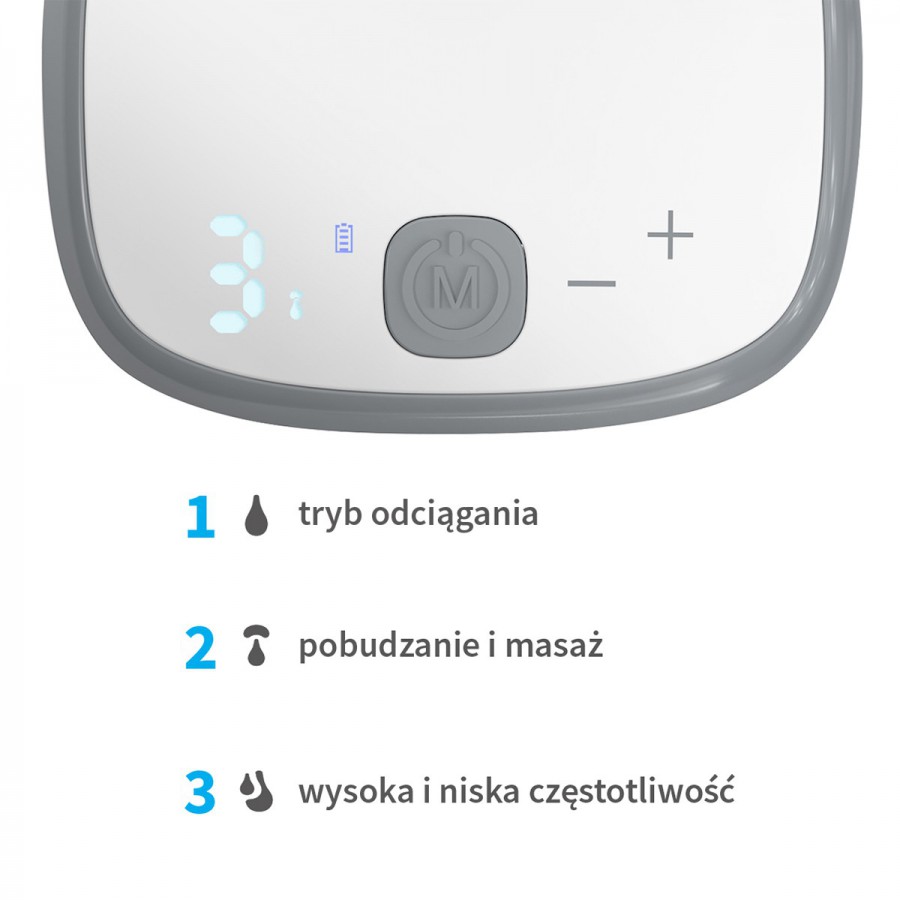 Babyono Laktator elektryczny z aspiratorem COMPACT PLUS NATURAL NURSING