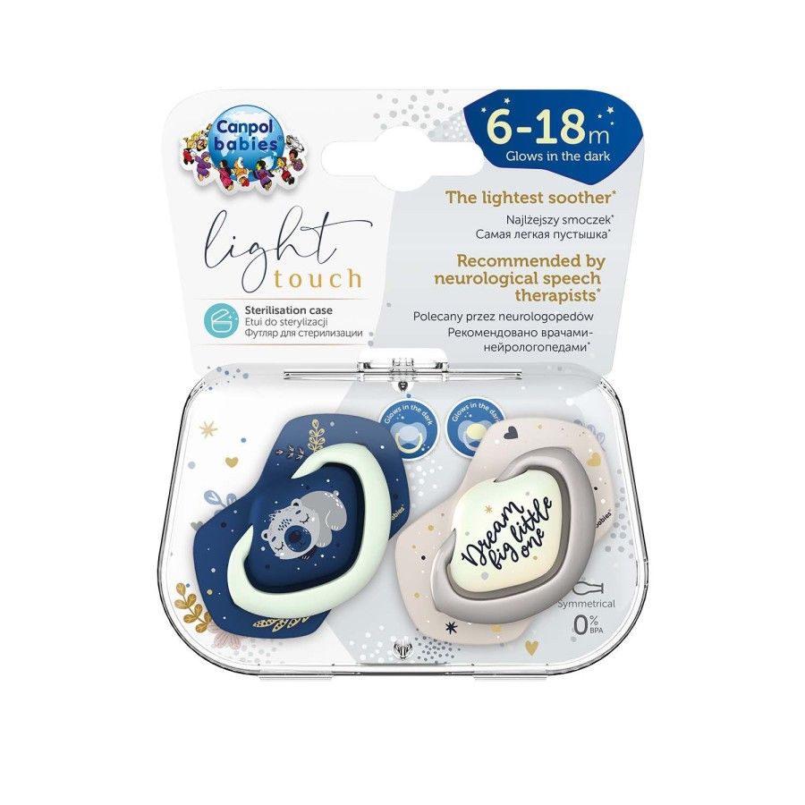 Canpol bambini Dragone di silicone di 6-18 metri simmetrico che