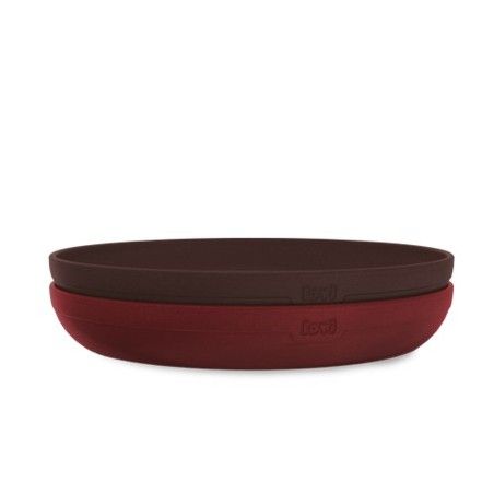 LOVI Plates for babies 2 pcs - Tamarillo