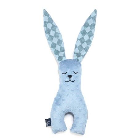 LA MILLOU MINKY KANINMASKOT - WIND BLUE - PRINS SCHACKBRÄD