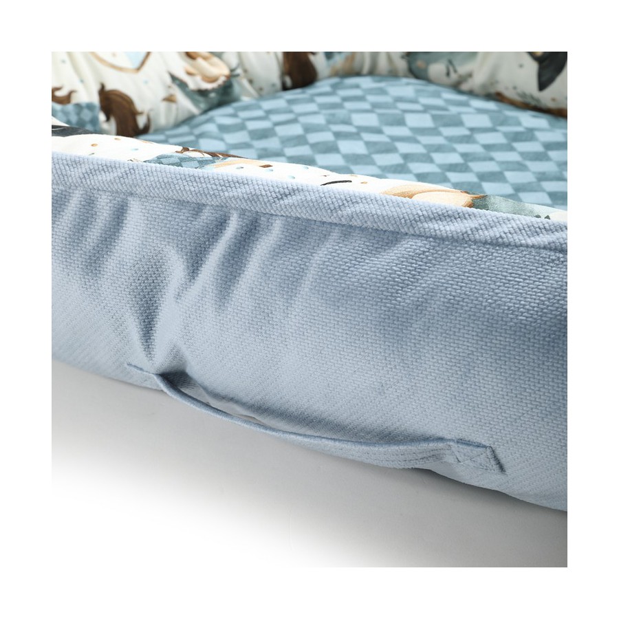 LA MILLOU VELVET COLLECTION - BEST NEST GRANDE - PRINCE - WIND BLUE