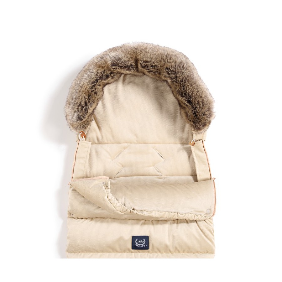 LA MILLOU VELVET COLLECTION - ASPEN WINTERPROOF STROLLER BAG UNI - SAND