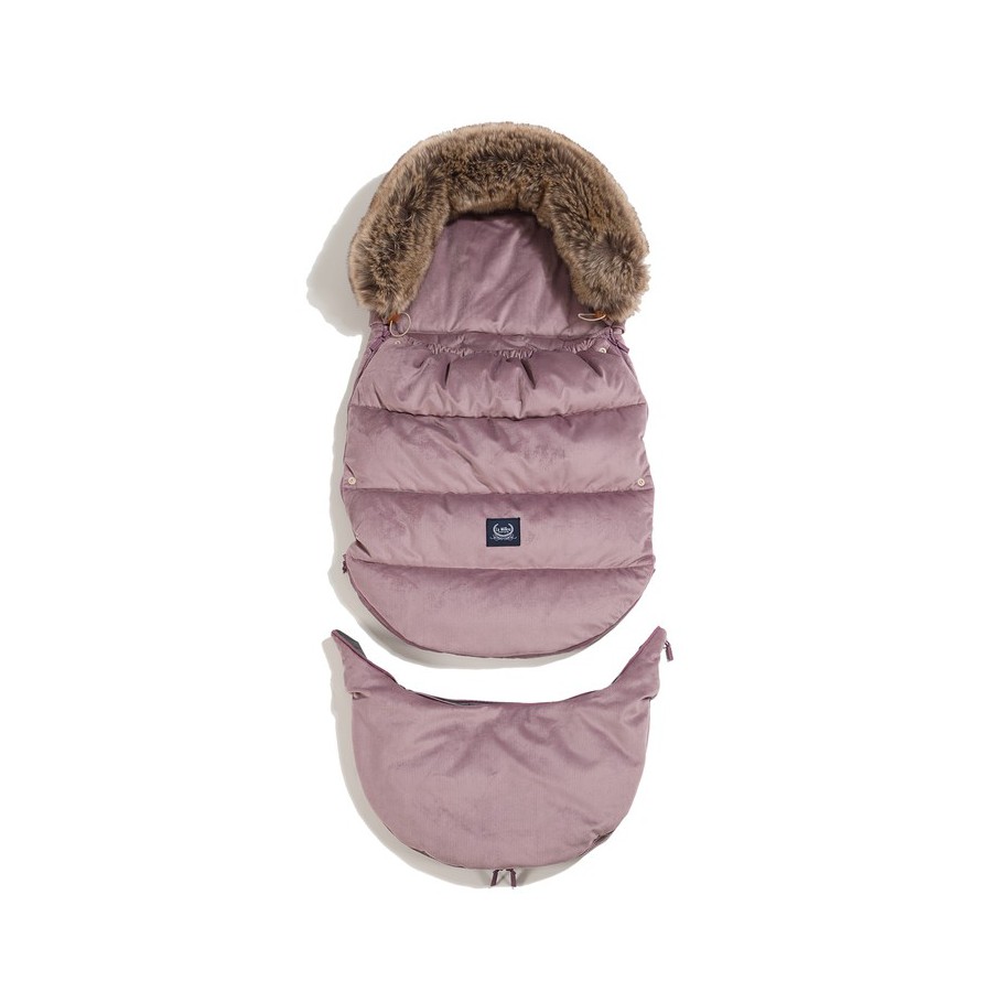 LA MILLOU VELVET COLLECTION - ASPEN WINTERPROOF STROLLER BAG COMBO - FRENCH LAVENDER