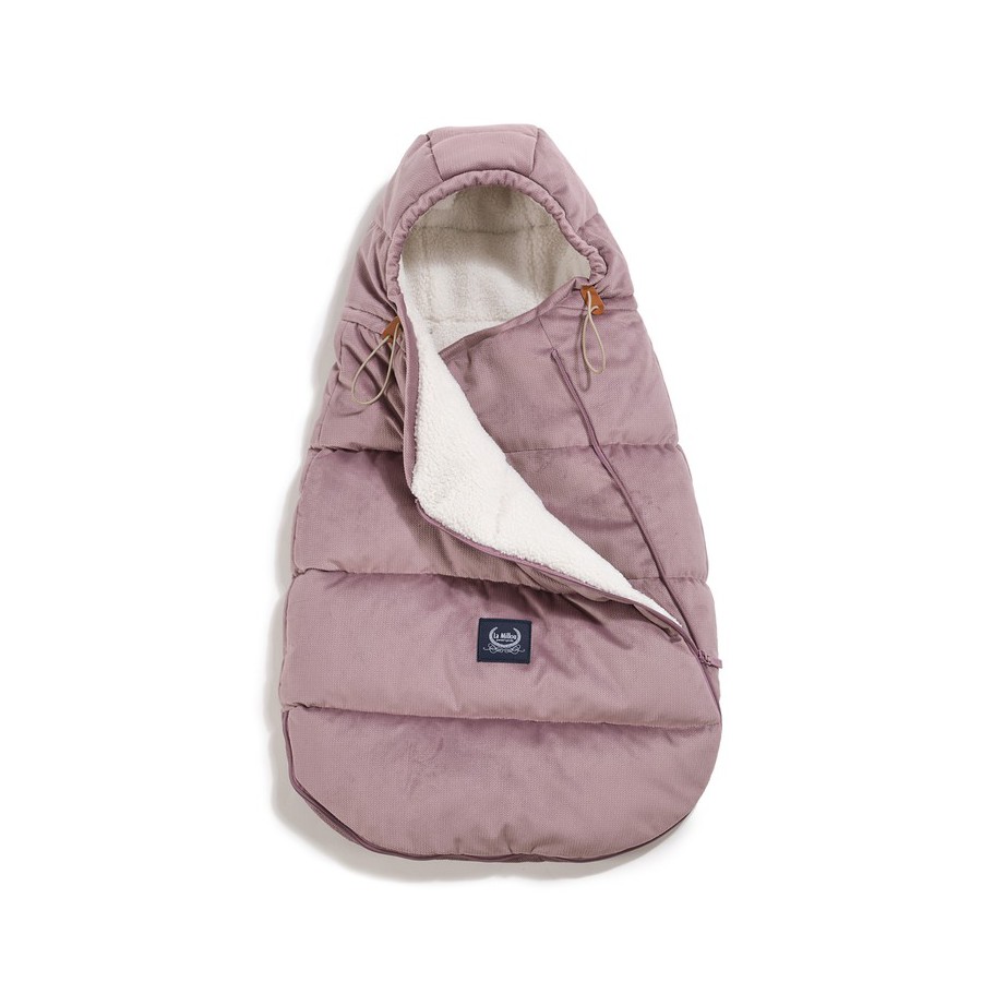 LA MILLOU VELVET COLLECTION - ASPEN WINTERPROOF STROLLER BAG BABY - FRENCH LAVENDER