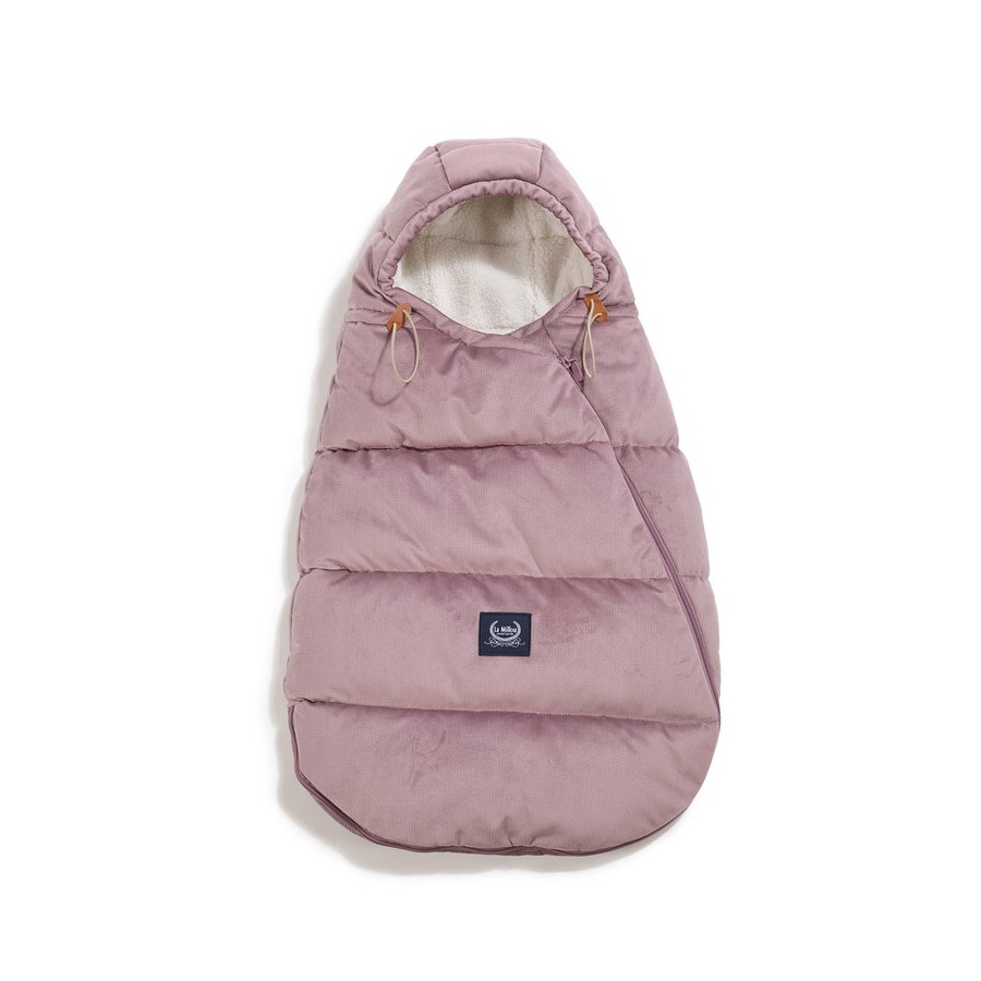 LA MILLOU VELVET COLLECTION - ASPEN WINTERPROOF STROLLER BAG BABY - FRENCH LAVENDER