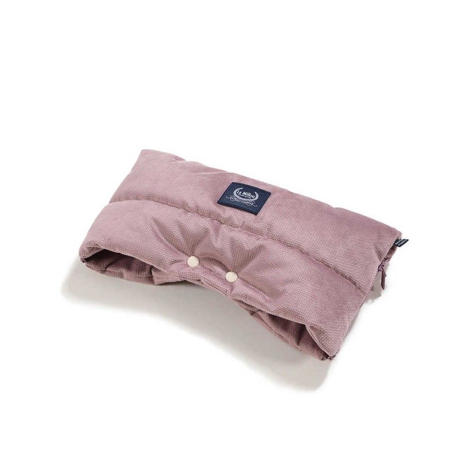SACO DE COCHECITO LA MILOU - TERCIOPELO LAVANDA FRANCESA