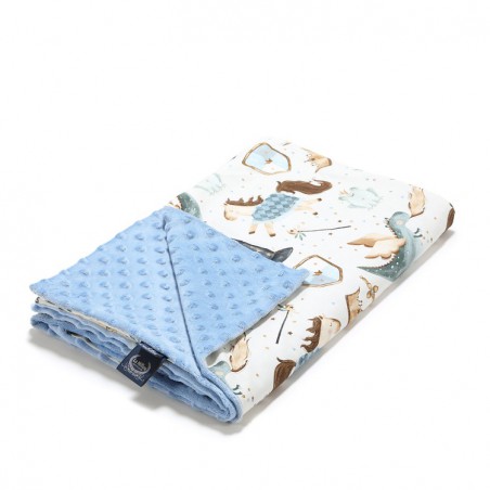 LA MILLOU LIGHT MINKY BLANKET - L - PRINCE - WIND BLUE