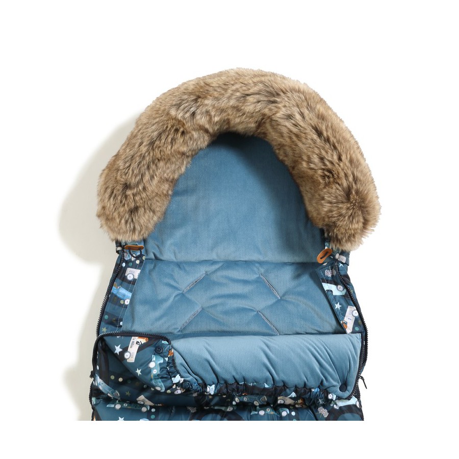 LA MILLOU ASPEN WINTERPROOF STROLLER BAG UNI - ON THE ROAD - DENIM