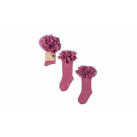 Mama's Feet Lentes de rodillas Tutu - Rosa moscada de 1 a 3 años