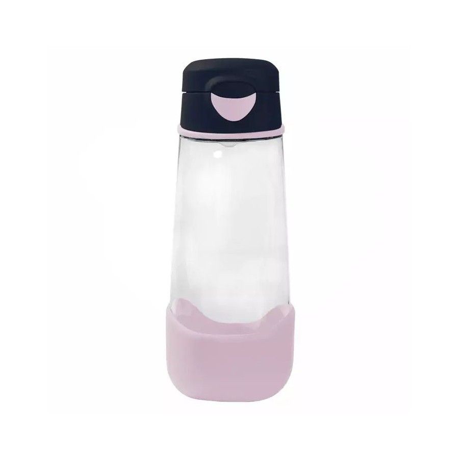 b.box Botella deportiva de tritán de 600 ml, con indigo rosa