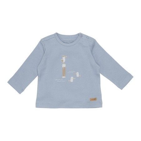 Little Dutch T-shirt a manica lunga Seagull 68cm