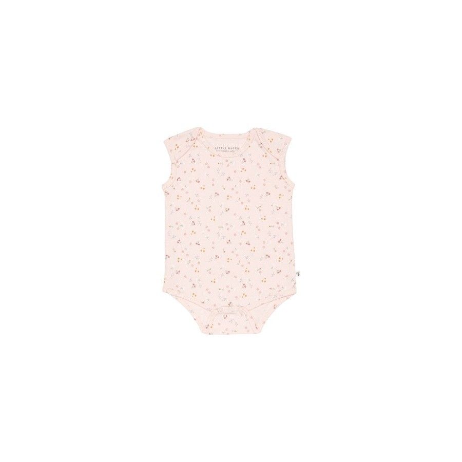 Little Dutch Body bez rękawków Little Pink Flowers 74/80cm -