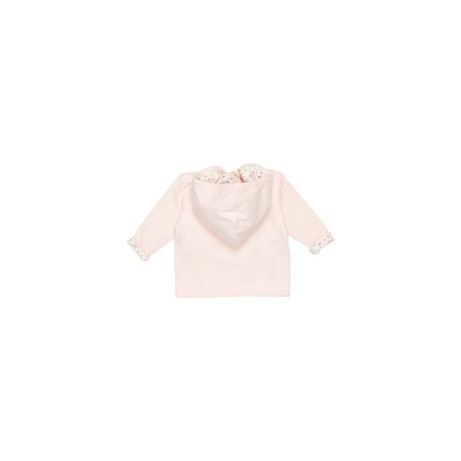 Little Dutch Vändbar tröja Blommor & Fjärilar Rosa 62cm