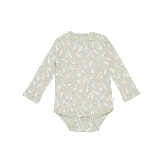 Little Dutch Body with long sleeve Olive Little Goose 50/56cm