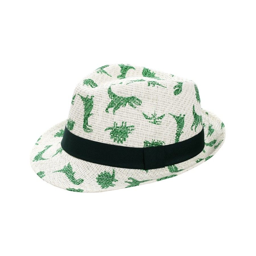 FlapJack Cappello di paglia Fedora Dinosauro M