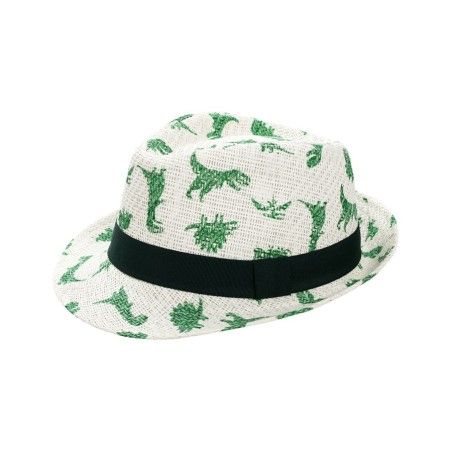 FlapJack Cappello di paglia Fedora Dinosauro M