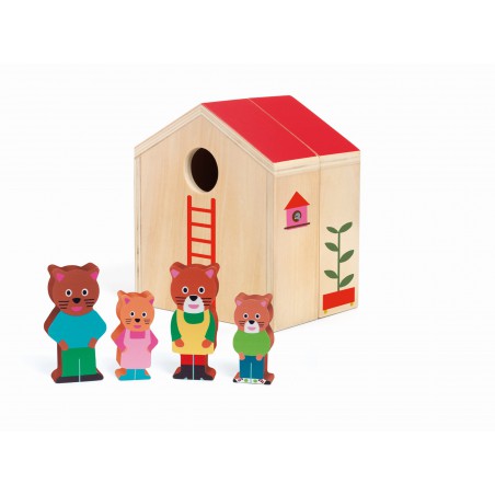 Djeco Dřevěná hračka mini domek