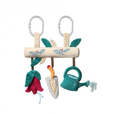 Juguete educativo Babyono - Colgante para cochecito GARDEN GIRL