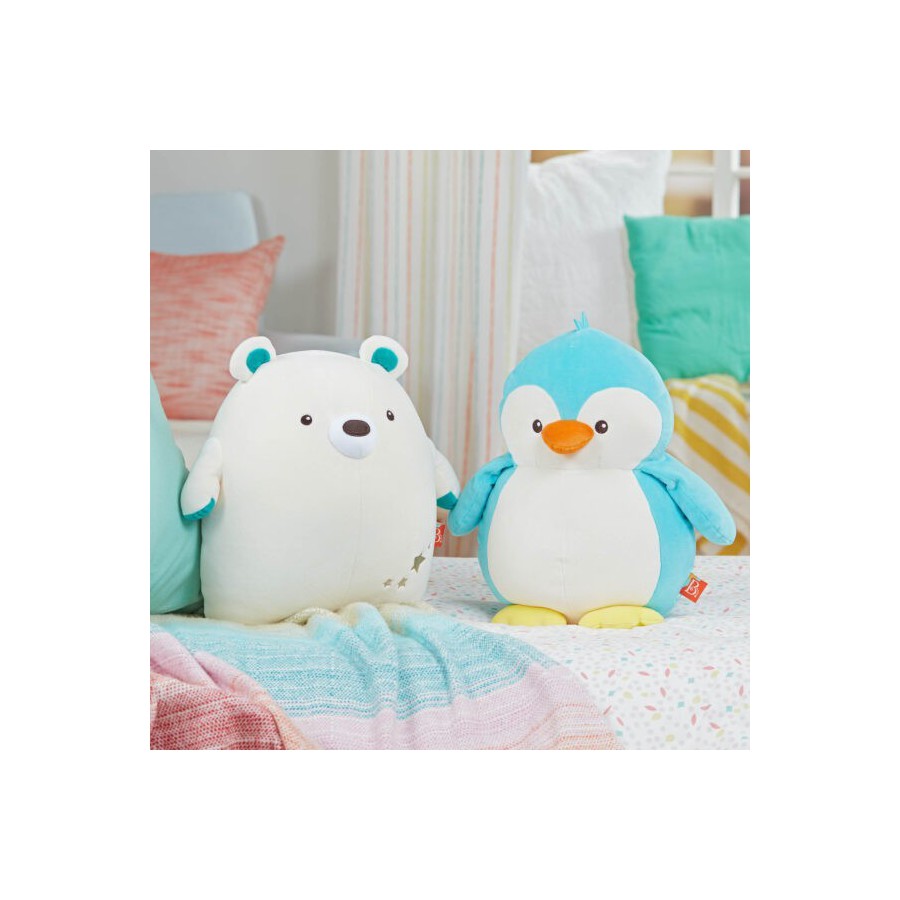 B.toys Huggable Squishies – przytulanka pluszowy PINGWIN Poppy Penguin