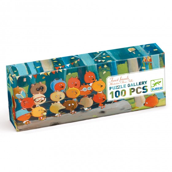 Djeco Galerie puzzle Forest Friends -100 ks.