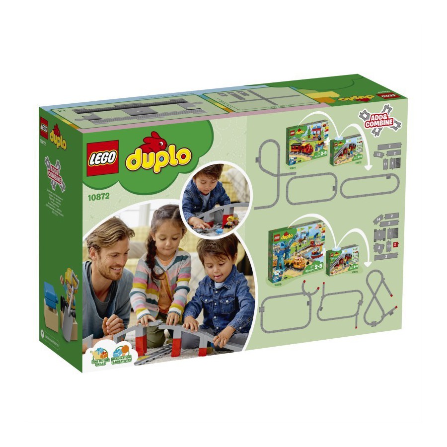 LEGO DUPLO - Tory kolejowe i wiadukt