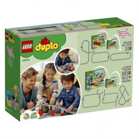 LEGO DUPLO - Tory kolejowe i wiadukt