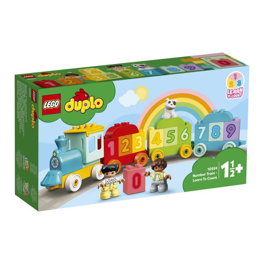 LEGO DUPLO - Pociąg z cyferkami — nauka lic