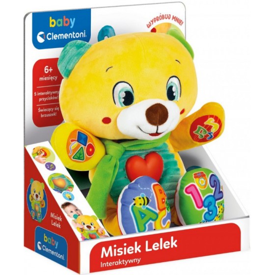 Clementoni - Baby - Interaktiver Teddybär Lelek